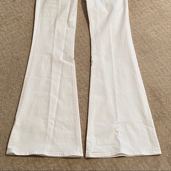 J Brand VALENTINA HIGH-RISE FLARE BLANC NWT 28 - Picture 8 of 11